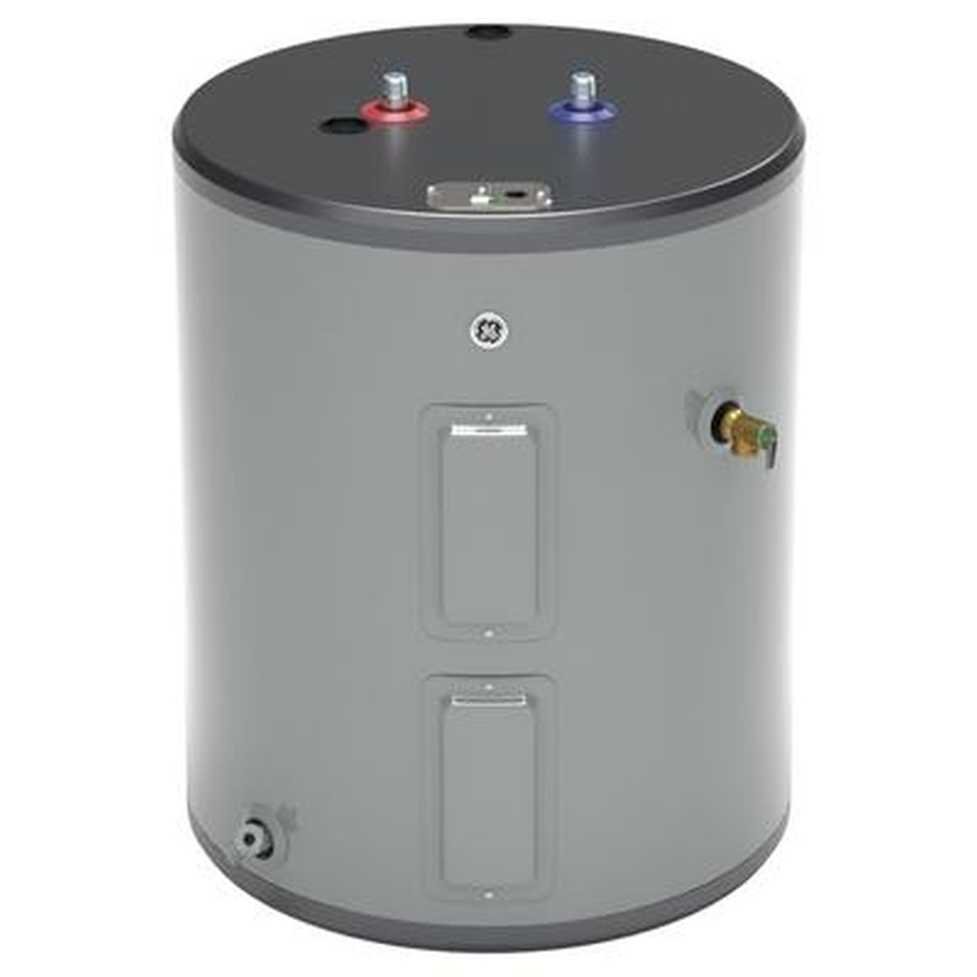 GE Appliances GE50S10BMM Smart 50gal Electric Water Heater with Flexible  Capacity - Gray