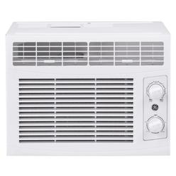 GE Appliances GE AHV05LZ 17" Window Air Conditioner with 5050 BTU Cooling Capacity, Mechanical Controls, Fixed Chassis and 11 CEER in White