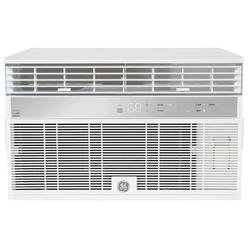 GE Appliances GE AHY10LZ 19" Smart Window Air Conditioner, 10000 BTU Cooling, Wi-Fi Connect, 115 Volts, 11.4 CEER Fixed Chassis, White