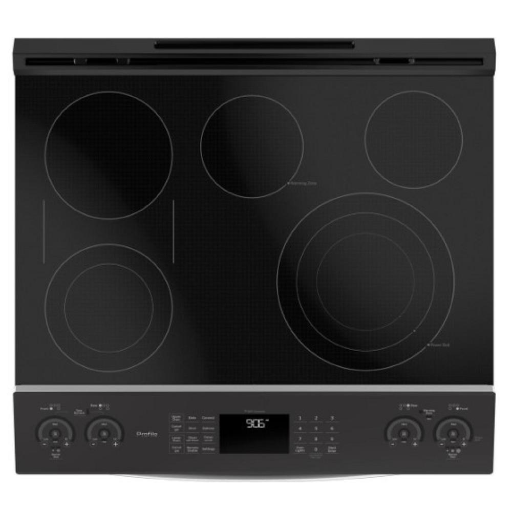 GE Appliances PS960YPFS 30" 6.6 cu.ft. Stainless Steel Slide-In Double Electric Range with 5 Burners