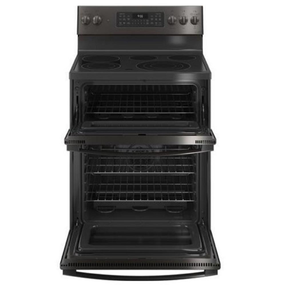 GE Appliances PB965BPTS 30" 6.6 cu.ft. Black Stainless Steel SlideIn