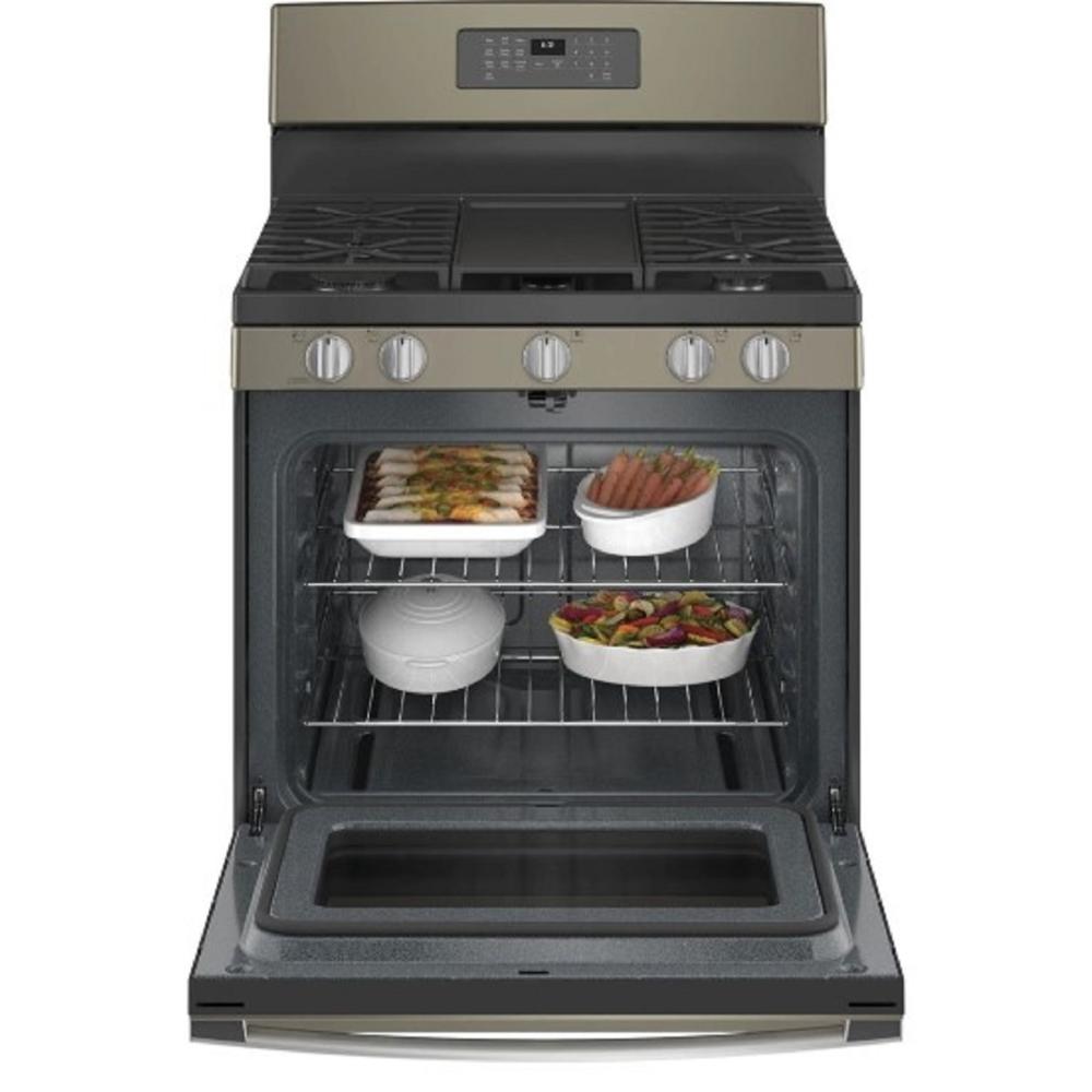 GE Appliances JGB660EPES 30" Slate 5.0 cu.ft. Gas Range with 5 Burners