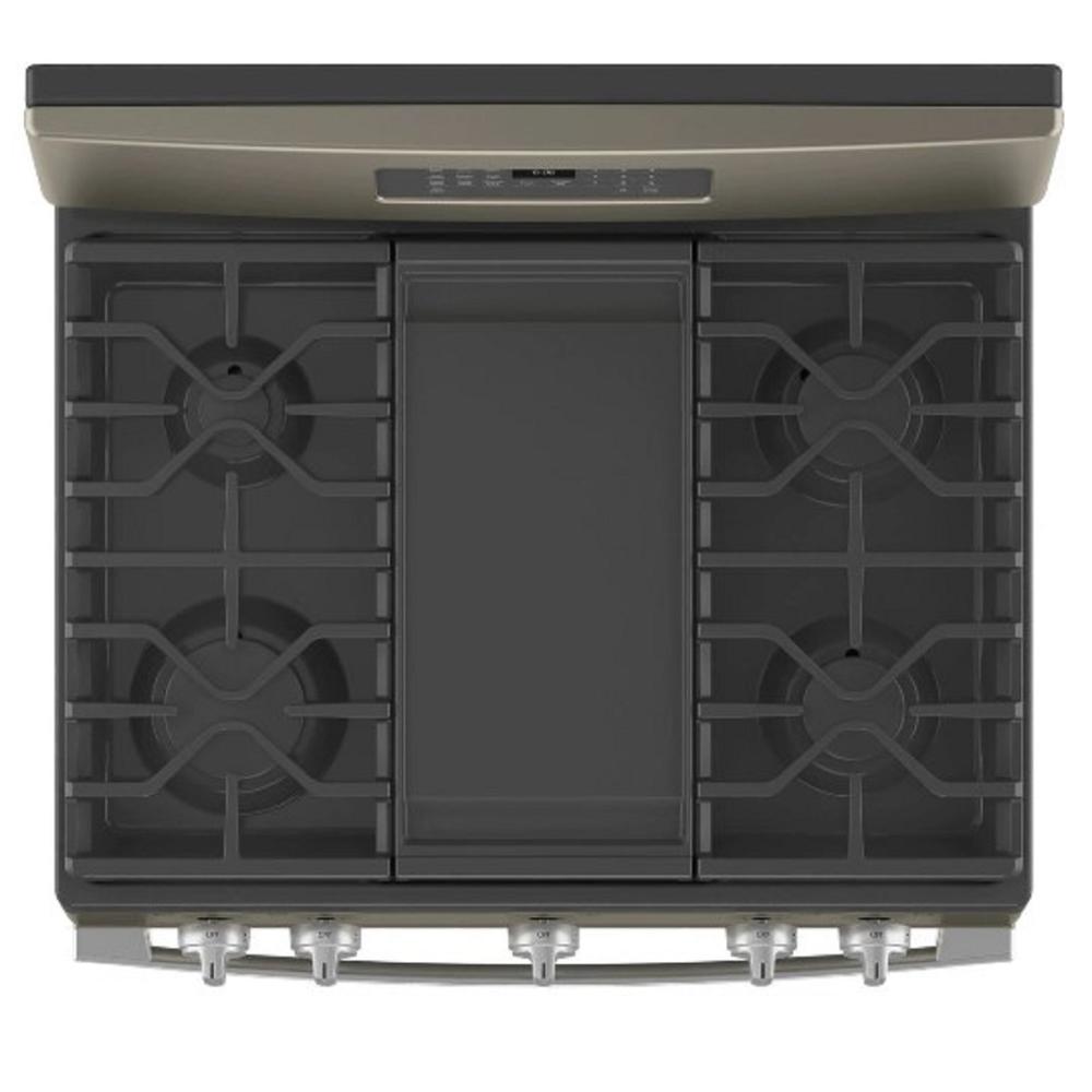 GE Appliances JGB660EPES 30" Slate 5.0 cu.ft. Gas Range with 5 Burners