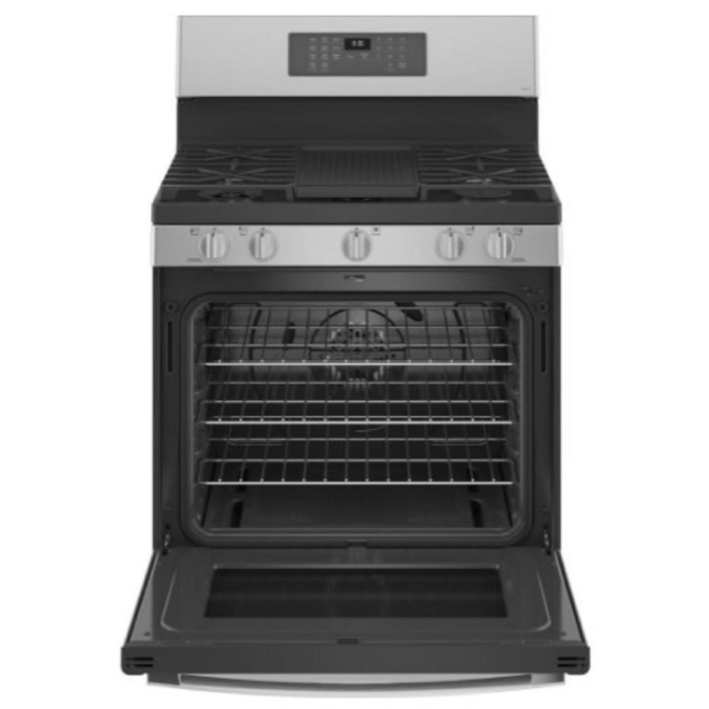 GE Appliances PGB935YPFS 30" 5.6 cu.ft. Stainless Steel Smart Gas Range with 5 Burners