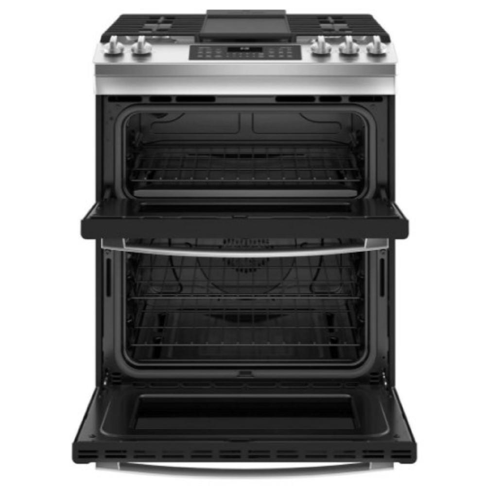 GE Appliances JGSS86SPSS 30" 6.7 cu.ft. Stainless Steel Slide-In Double Oven