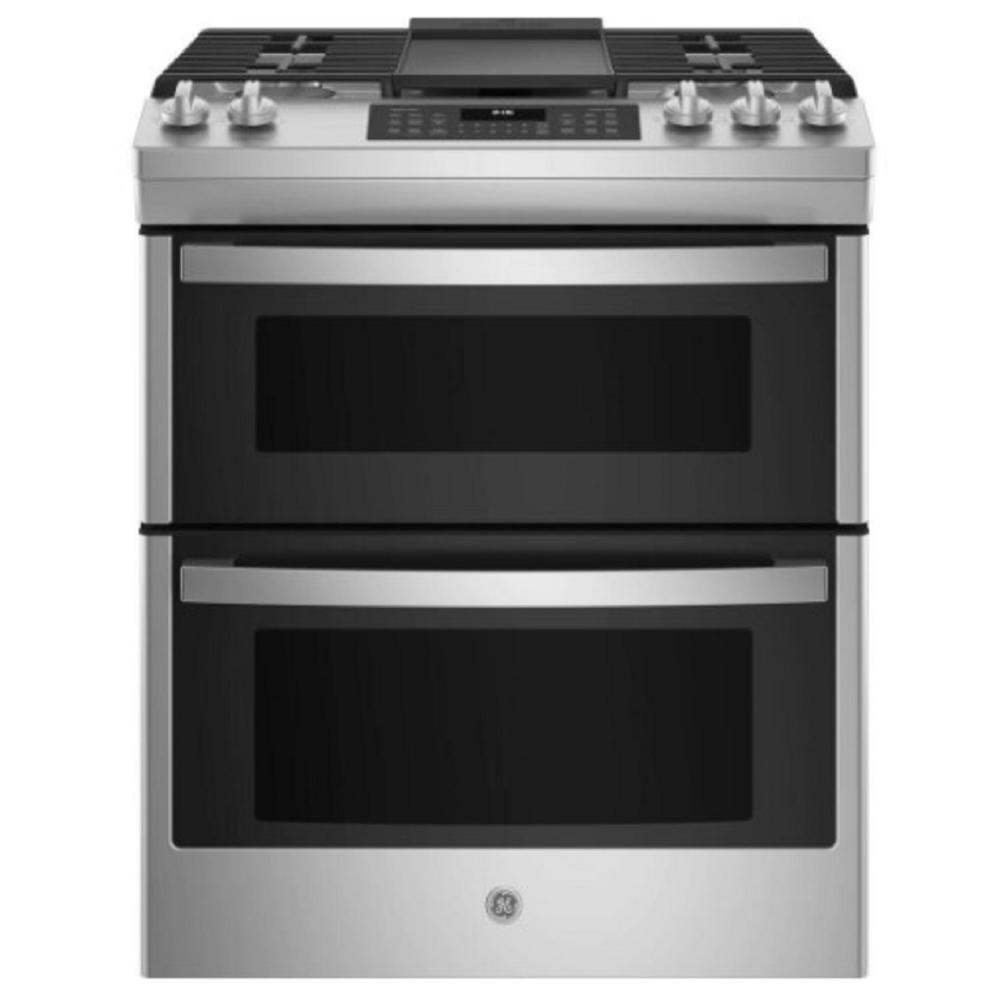 GE Appliances JGSS86SPSS 30" 6.7 cu.ft. Stainless Steel Slide-In Double Oven