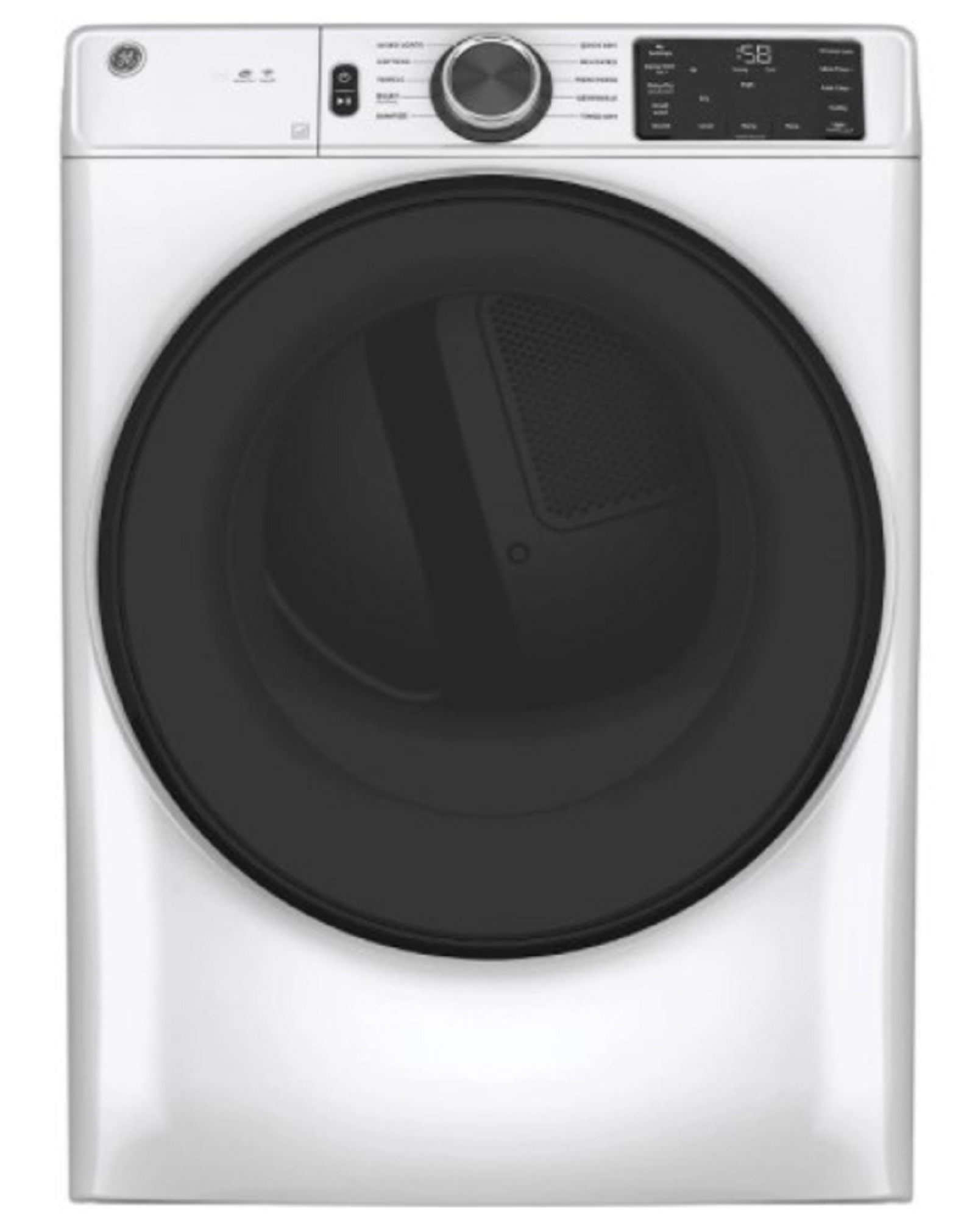 GE Appliances GFV55ESSNWW 28" 7.8 cu.ft. White Stackable Electric Dryer