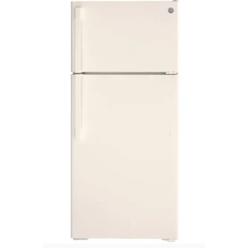 GE Appliances GTE17DTNRCC 28" 16.6 cu.ft. Bisque Top Freezer Refrigerator