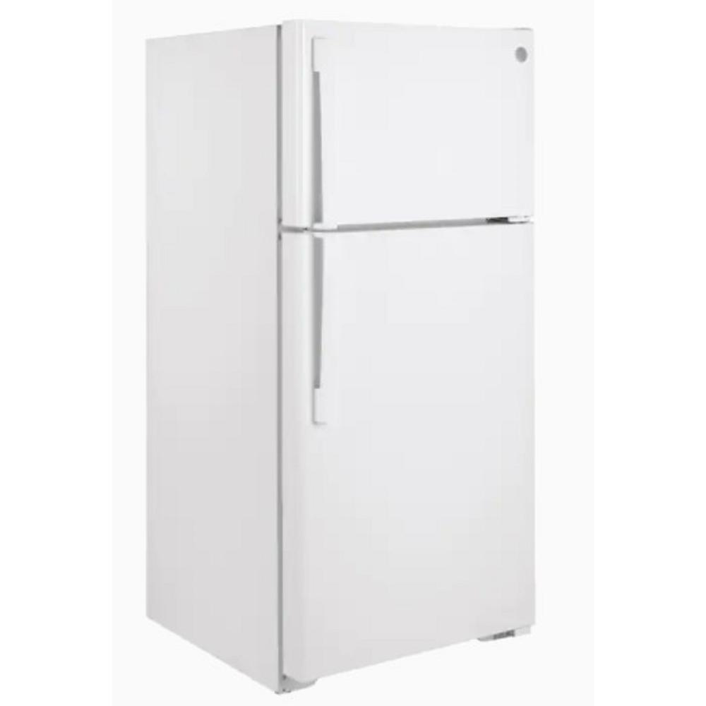 GE Appliances GTS16DTNRWW 28" 15.6 cu.ft. White Top Freezer Refrigerator