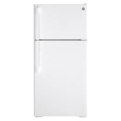 GE Appliances GTS17DTNRWW 28" 16.6 cu.ft. White Top Freezer Refrigerator
