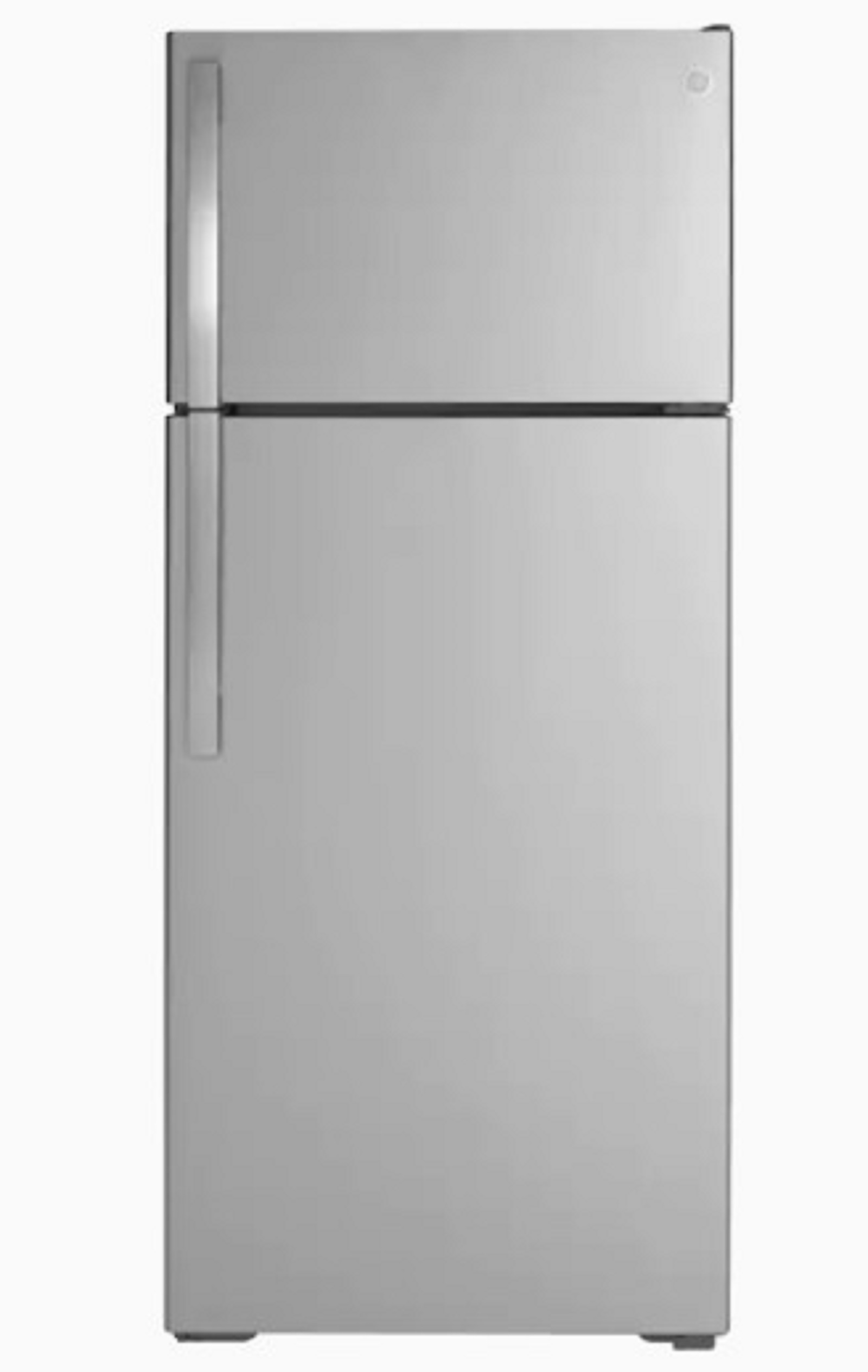 GE Appliances GTE17GSNRSS 28" 16.6. cu.ft. Stainless Steel Top Freezer