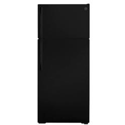 GE Appliances GTS18DTNRBB 28" 17.5 cu.ft. Black Top Freezer Refrigerator