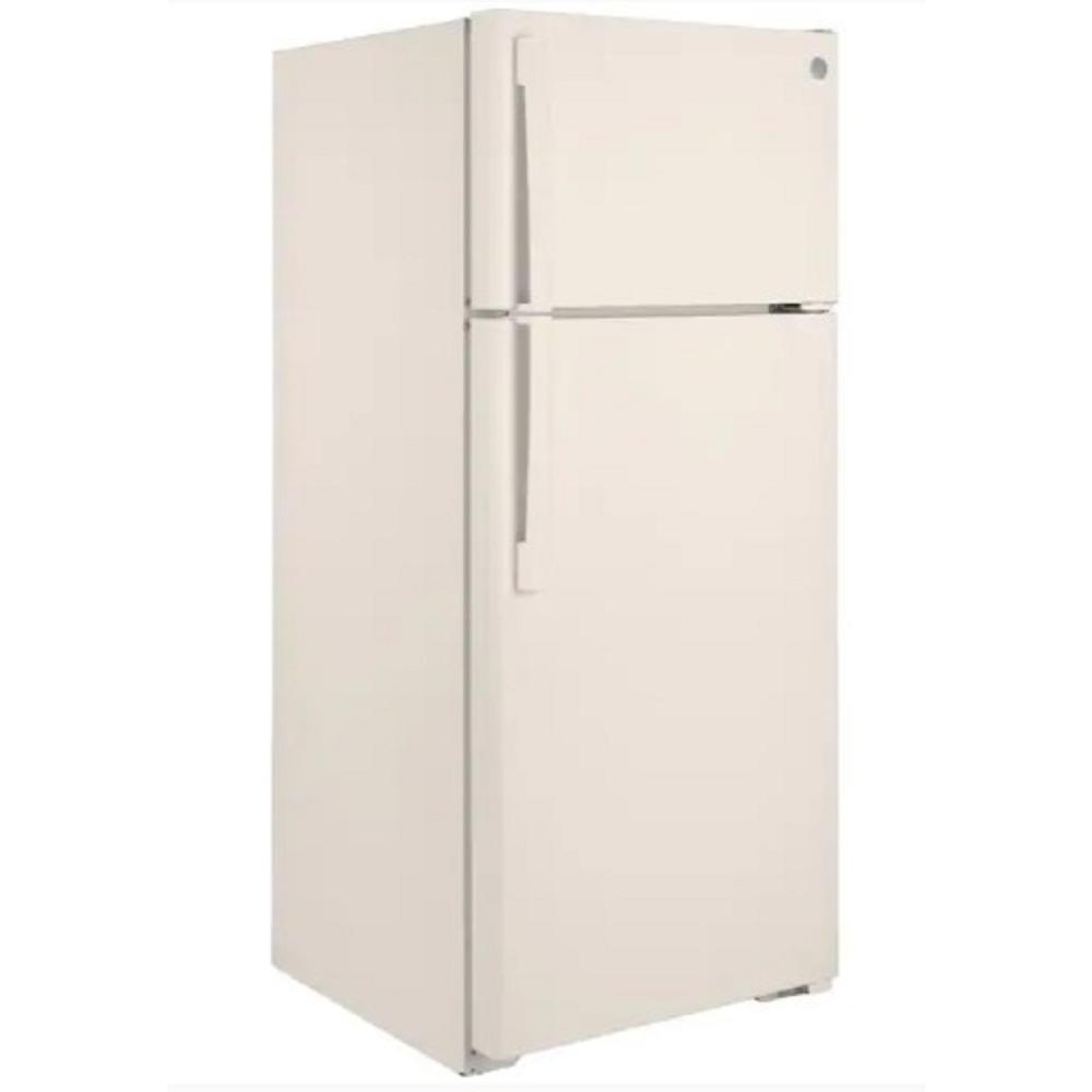 GE Appliances GTE18GTNRCC 28" 17.5 cu.ft. Bisque Top Freezer Refrigerator