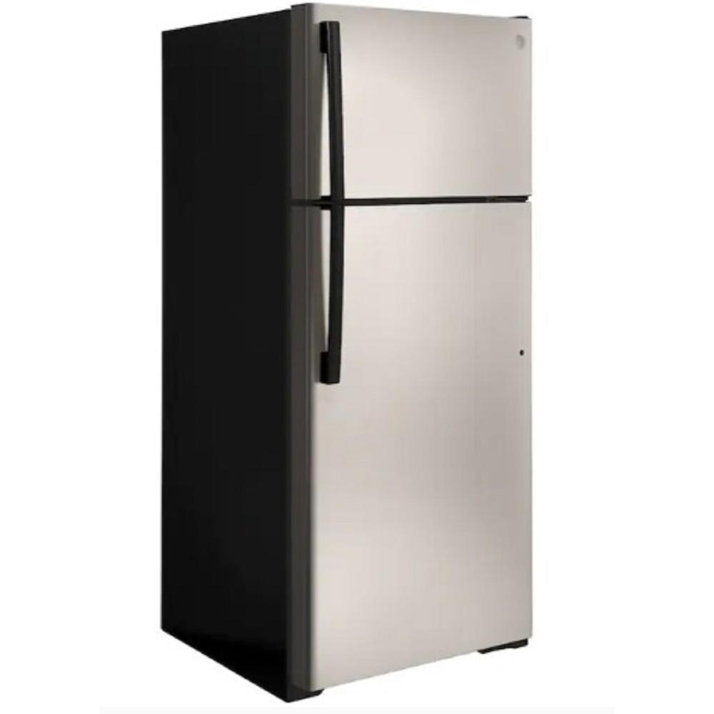 GE Appliances GIE18GSNRSS 28" 17.5 cu.ft. Stainless Steel Top Freezer Refrigerator