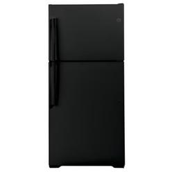 GE Appliances GTE19JTNRBB 30" 19.2 cu.ft. Black Top Freezer Refrigerator