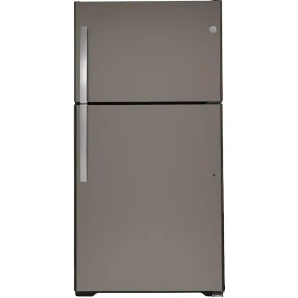 GE Appliances GTS22KMNRES 33" 21.9 cu.ft. Slate Top Freezer Refrigerator