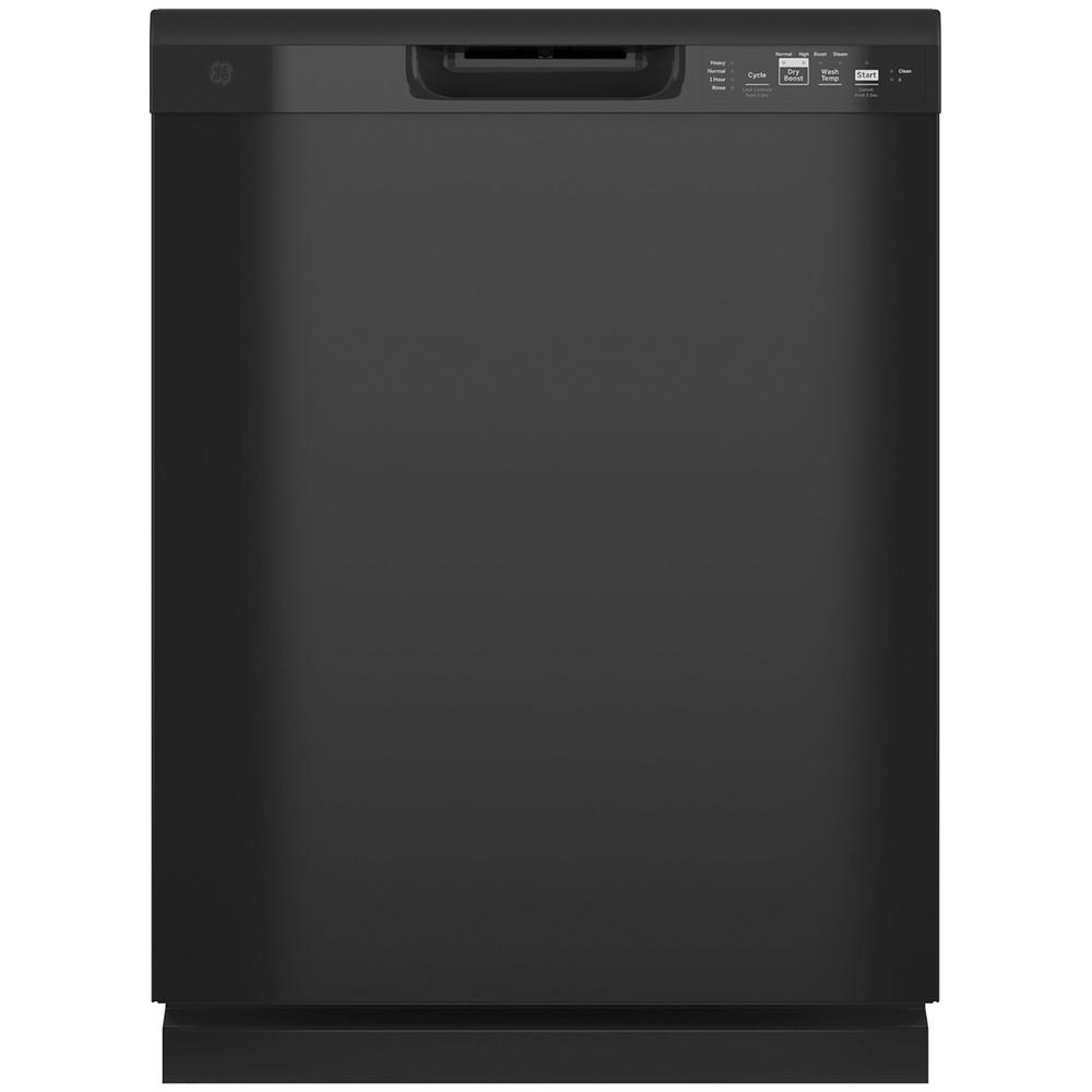 GE Appliances GDF511PGRBB 3600RPM Dishwasher with Front Controls - Black