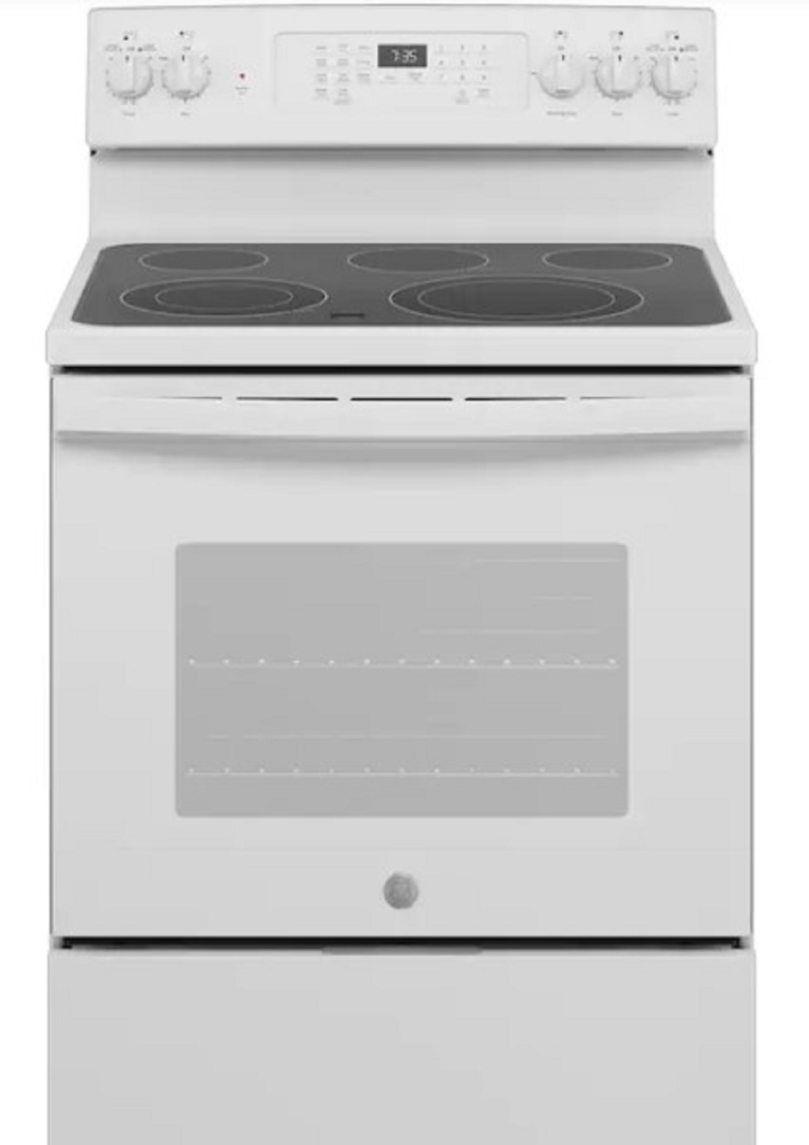 Café™ Matte White 30 Slide In Double Oven Electric Range, Albert Lee