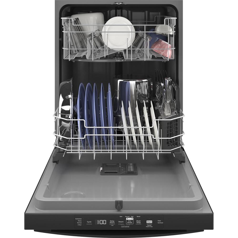 GE Appliances GDT550PMRES GE&#174; Top Control with Plastic Interior Dishwasher with Sanitize Cycle & Dry Boost - Slate