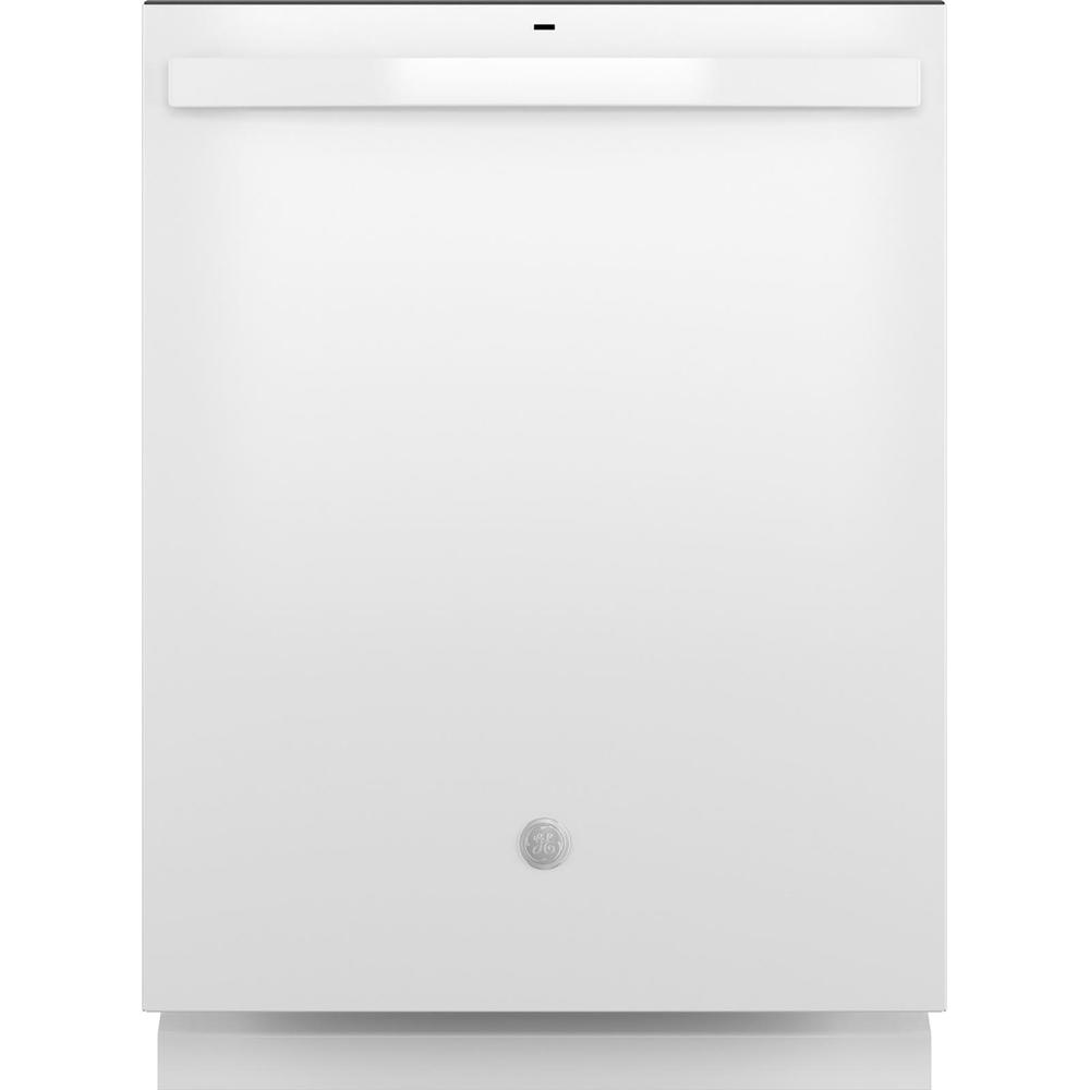 GE Appliances GDT550PGRWW GE&#174; Top Control with Plastic Interior Dishwasher with Sanitize Cycle & Dry Boost - White