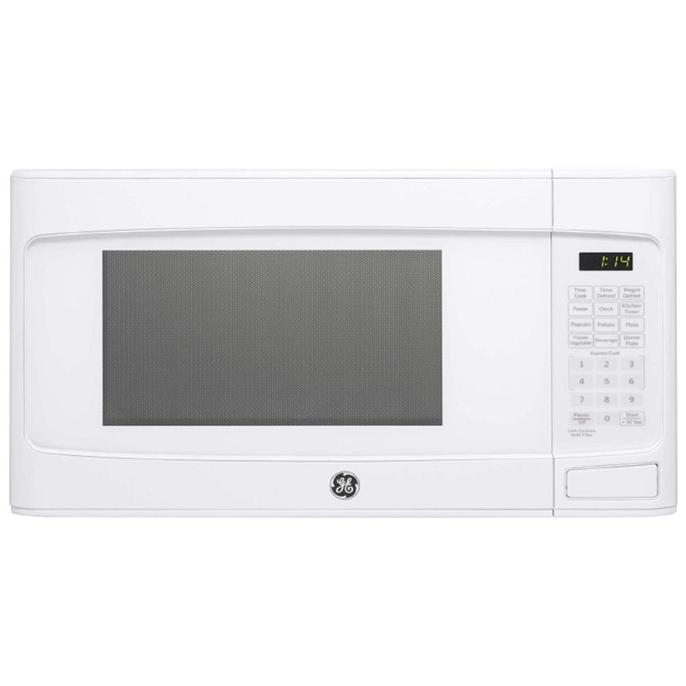 GE Appliances JES1145DLWW 20" 1.1 cu.ft. White Counter Cooktop Microwave