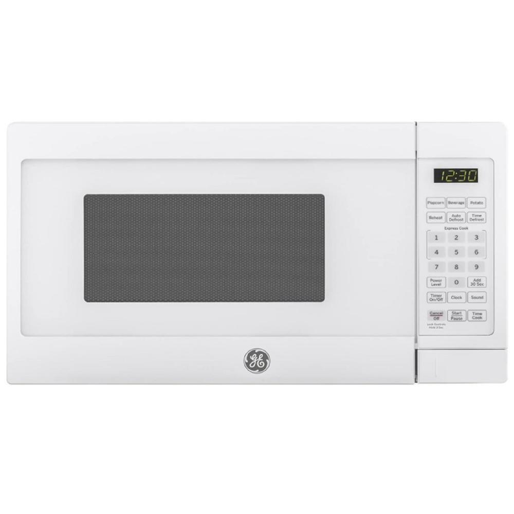 GE Appliances JES1072DMWW 18" 0.7 cu.ft. White Countertop Microwave