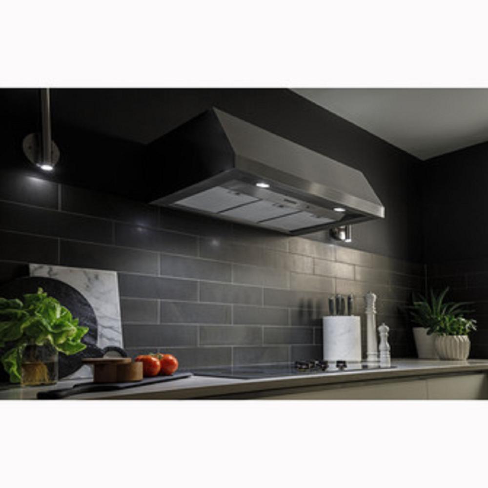 GE Appliances UVW8364SPSS 36&#8221; Designer Wall Mount Hood w/ Dimmable LED Lighting