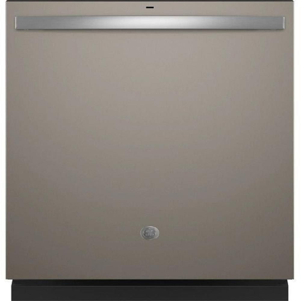 GE Appliances GDT630PMRES 24 in. in Slate Top Control Built-In Tall Tub Dishwasher 120-volt with Steam Cleaning