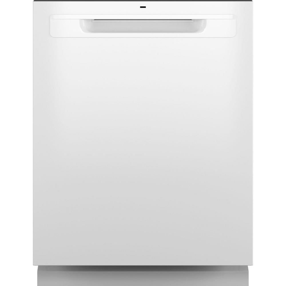 GE Appliances GDP630PGRWW GE &#174;Top Control with Plastic Interior Dishwasher with Sanitize Cycle & Dry Boost-