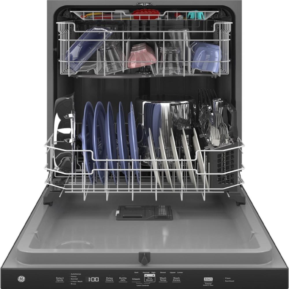 GE Appliances GDP630PYRFS GE &#174;Top Control with Plastic Interior Dishwasher with Sanitize Cycle & Dry Boost-