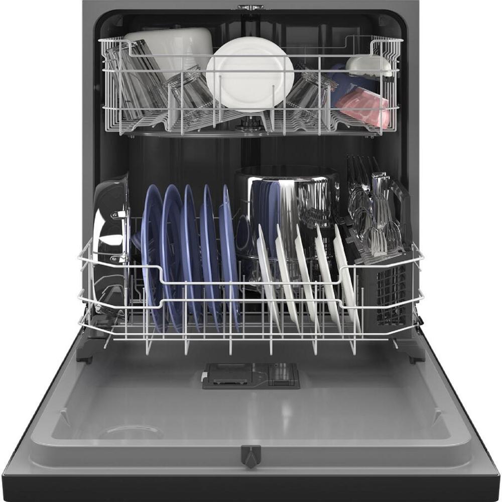 GE Appliances GDF550PGRBB 24 Inch BuiltIn Dishwasher with 4 Wash