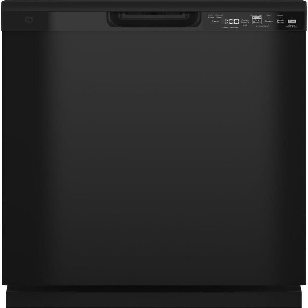 GE Appliances GDF550PGRBB 24 Inch Built-In Dishwasher with 4 Wash Cycles, 16 Place Settings-