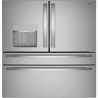 GE Profile Series PVD28BYNFS 36 Inch 4Door French Door Smart Refrigerator with 27.9 Cu. Ft