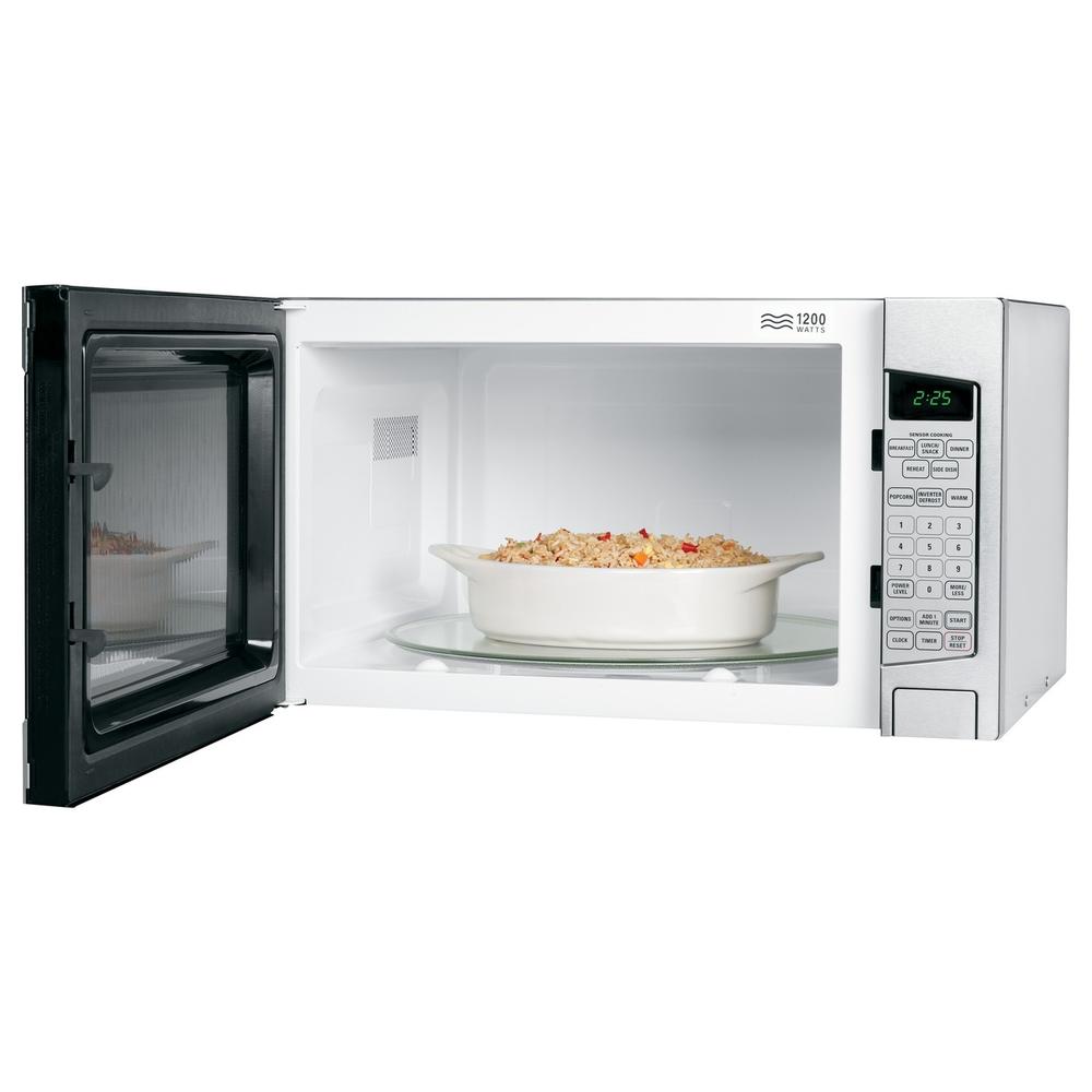 GE Appliances JES2251SJ 2.2 Cu. Ft. Countertop Microwave Oven - Stainless Steel