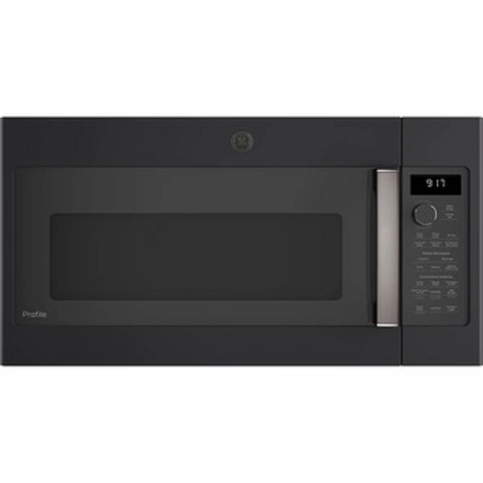 GE Profile Series PVM9179FRDS 1.7 Cu. Ft. Convection Over-the-Range Microwave Oven - Black Slate