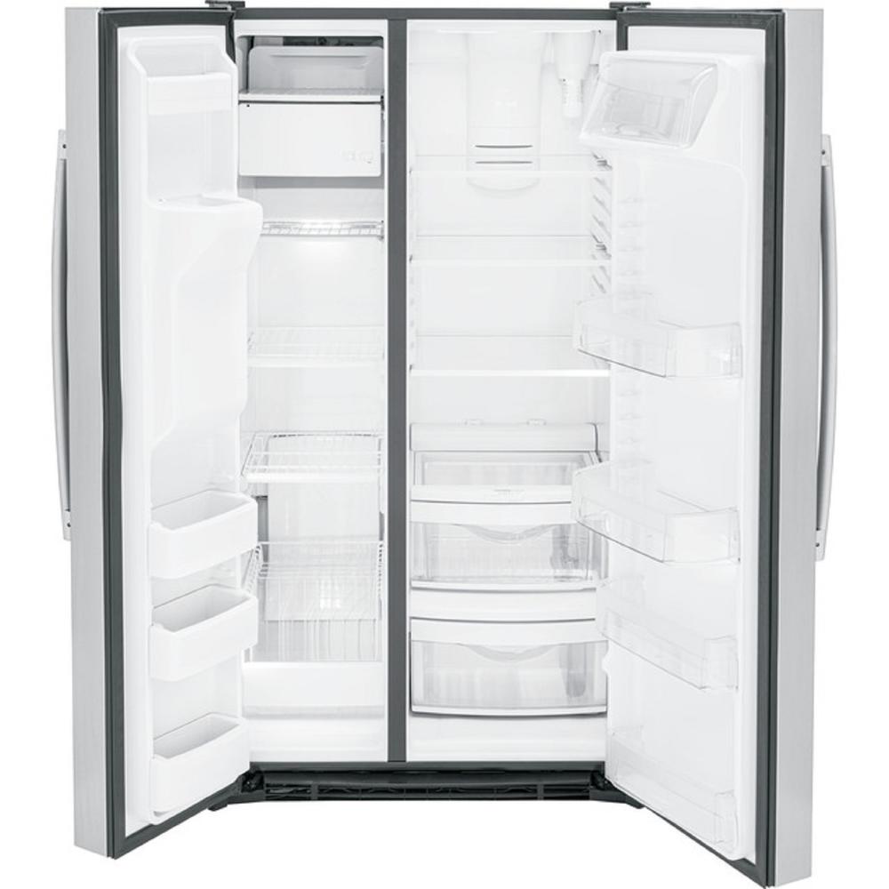 GE Appliances GSS25GYPFS 25.3 Cu. Ft. SideBySide Refrigerator
