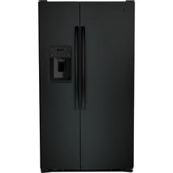 GE Appliances GSE25GGPBB ENERGY STAR&#174; 25.3 Cu. Ft. Side-By-Side Refrigerator - Black