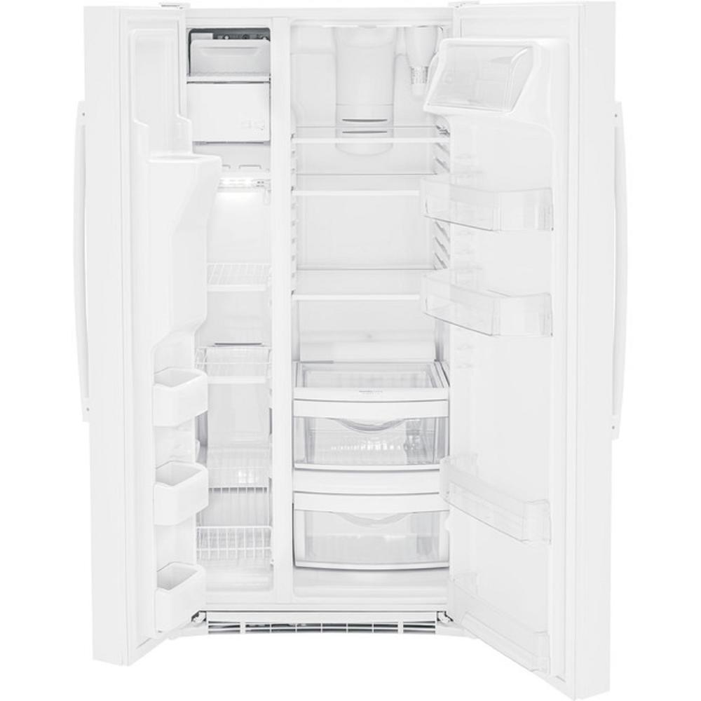 GE Appliances GSS23GGPWW 23.0 Cu. Ft. Side-By-Side Refrigerator - White
