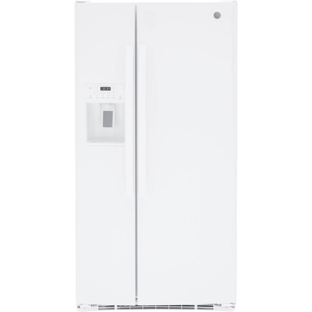 GE Appliances GSS23GGPWW 23.0 Cu. Ft. Side-By-Side Refrigerator - White