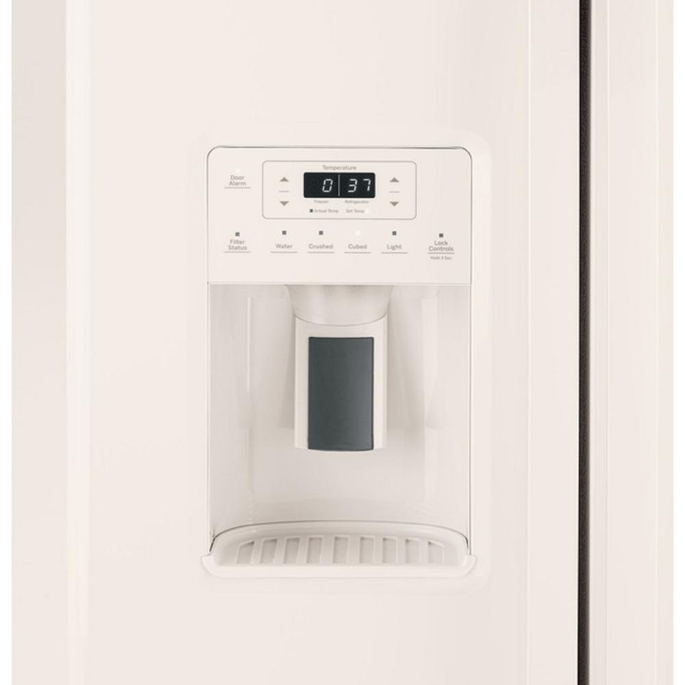 GE Appliances GSS23GGPCC 23.0 Cu. Ft. Side-By-Side Refrigerator - Bisque