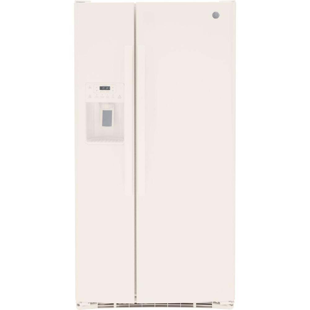 GE Appliances GSS23GGPCC 23.0 Cu. Ft. Side-By-Side Refrigerator - Bisque