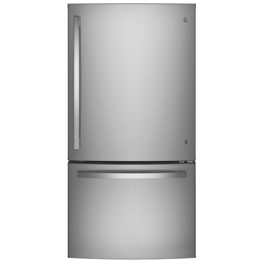 GE Appliances GDE25EYKFS ENERGY STAR® 24.8 Cu. Ft. Bottom-Freezer Drawer Refrigerator - Stainless Steel