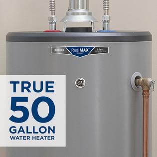 GE Appliances GG50T08BXR GE RealMAX® Choice 50-Gallon Tall Natural Gas  Atmospheric Water Heater