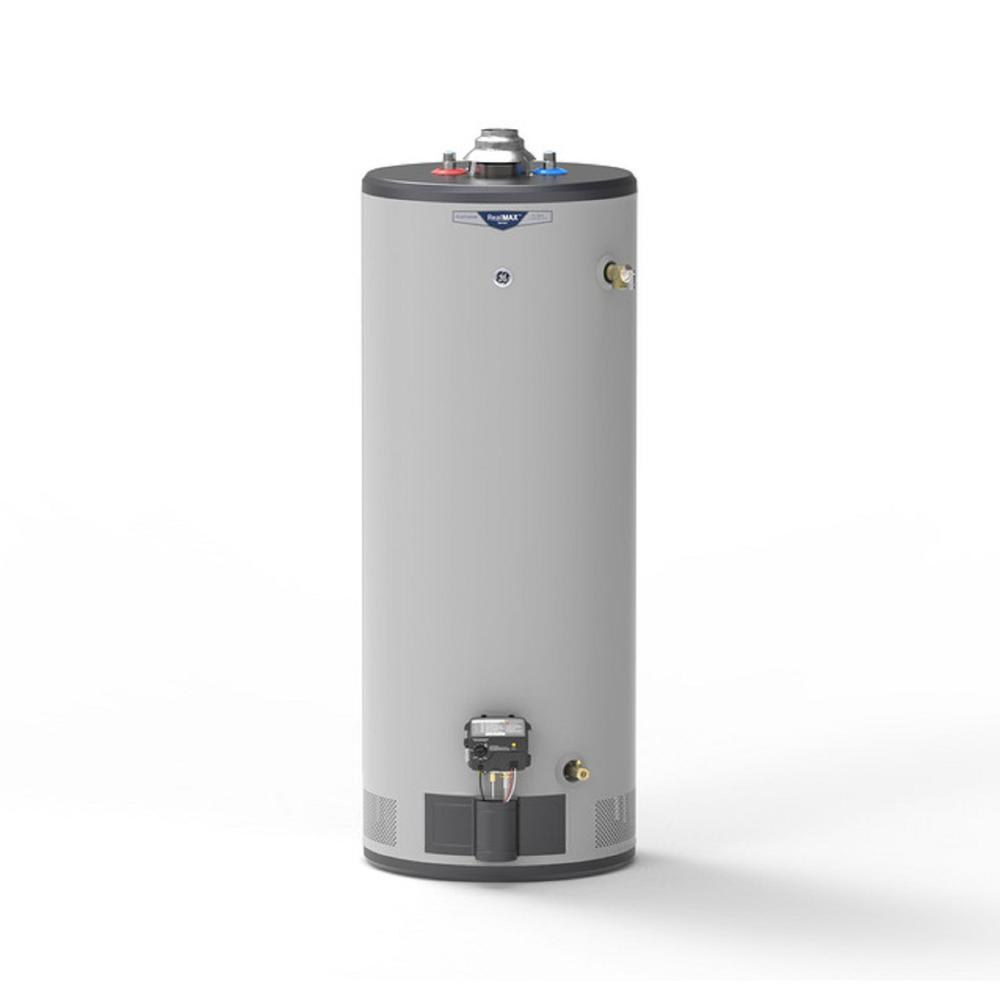 GE Appliances GG50T12BXR GE RealMAX&#174; Platinum 50-Gallon Tall Natural Gas Atmospheric Water Heater