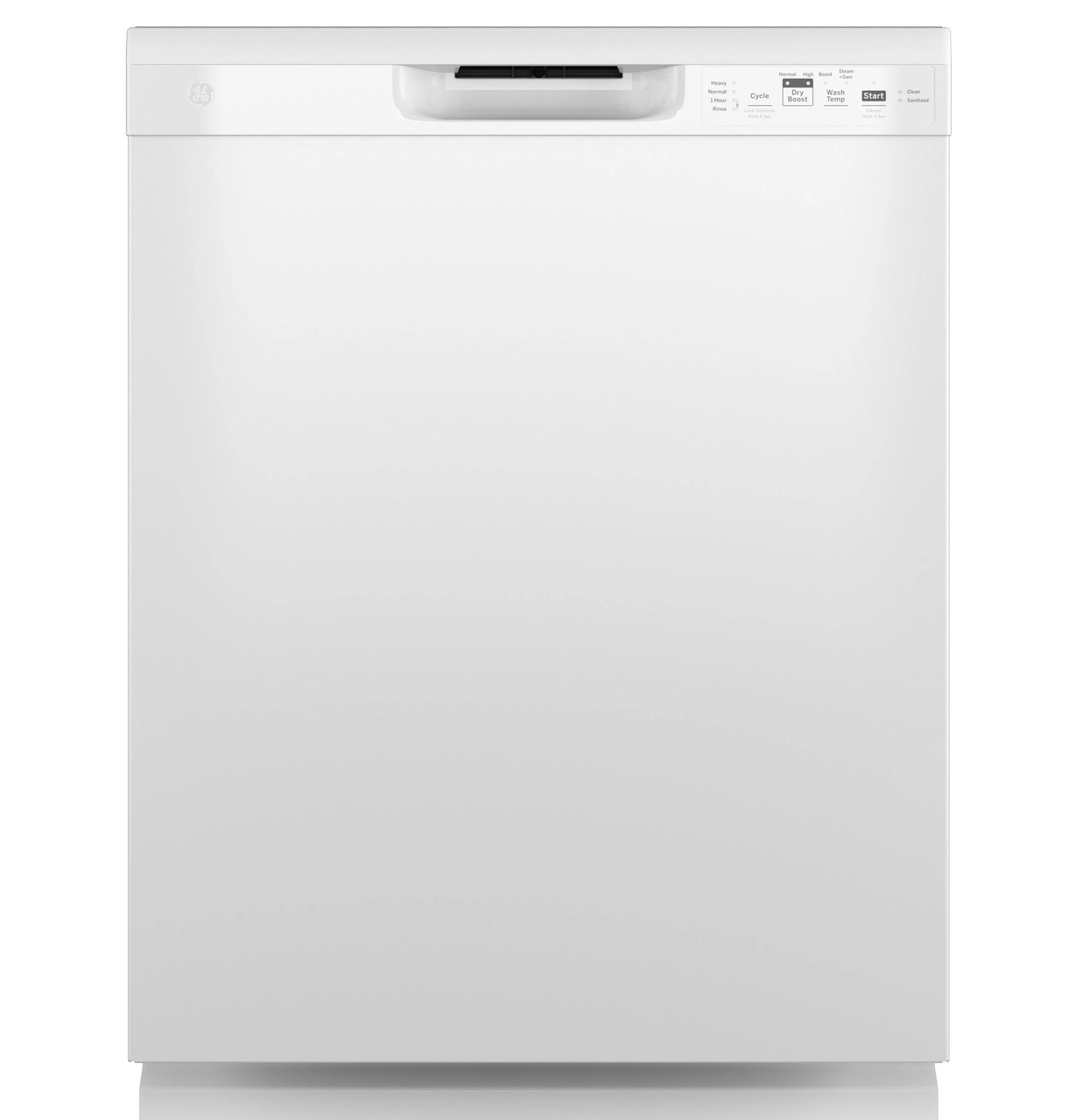 GE Appliances GDF535PGRWW 24" Top Control Dishwasher 48 Decibal White