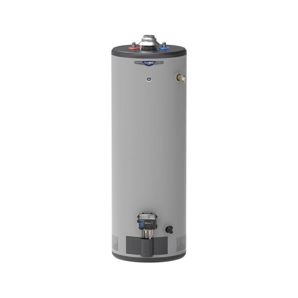 GE Appliances GP40T10BXR RealMAX&#174; Premium 40-Gallon Tall Liquid Propane Atmospheric Water Heater
