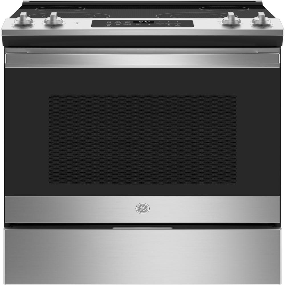 GE Appliances JS645SLSS 30" SlideIn Electric Range Stainless Steel