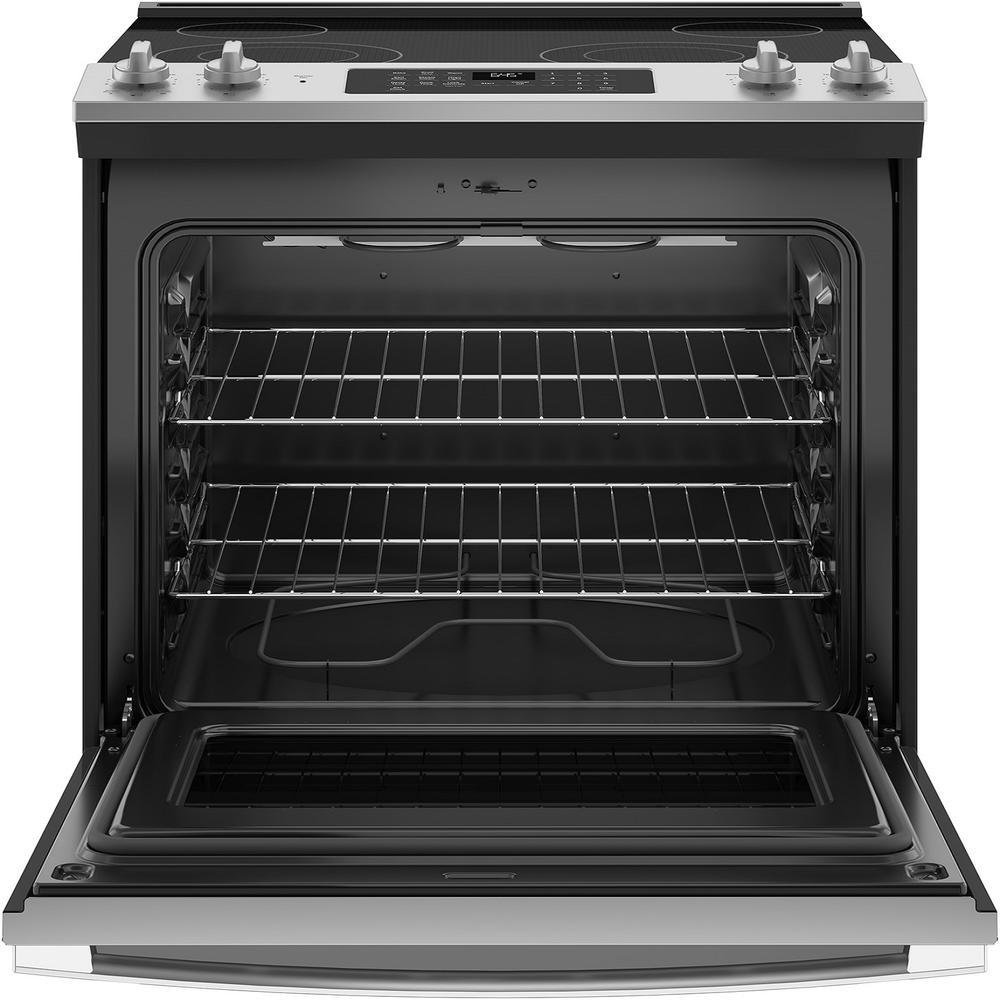 GE Appliances JS645SLSS 30" SlideIn Electric Range Stainless Steel