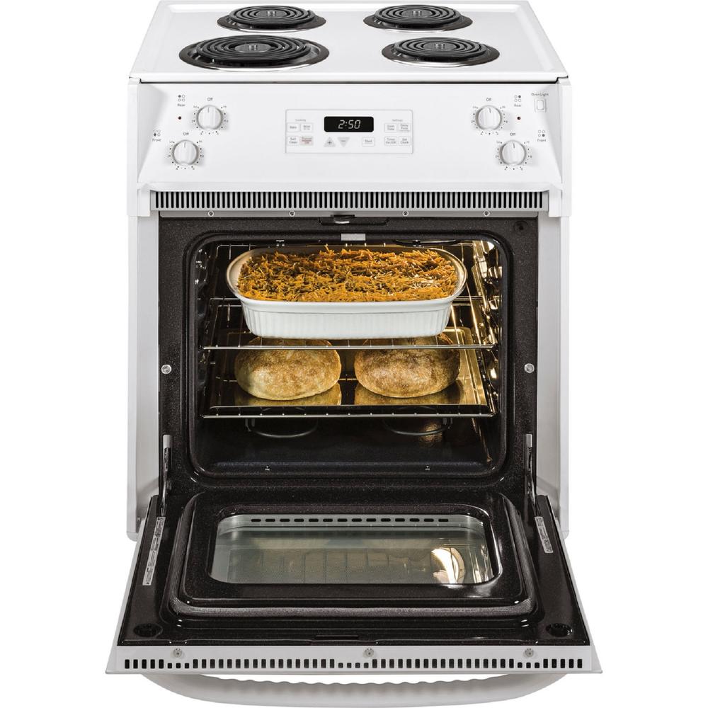 GE Appliances JM250DTWW GE 27" DropIn Electric Range White