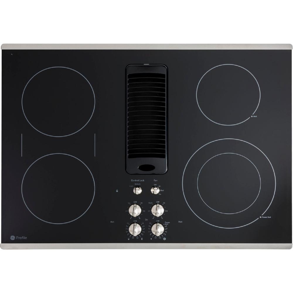 GE Appliances PP9830SRSS GE Profile™ 30" Downdraft Electric Cooktop